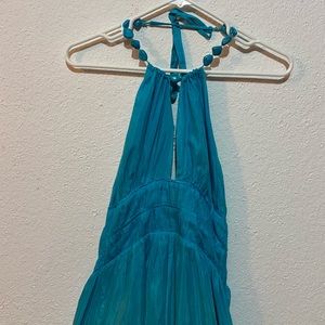 Bebe blue dress